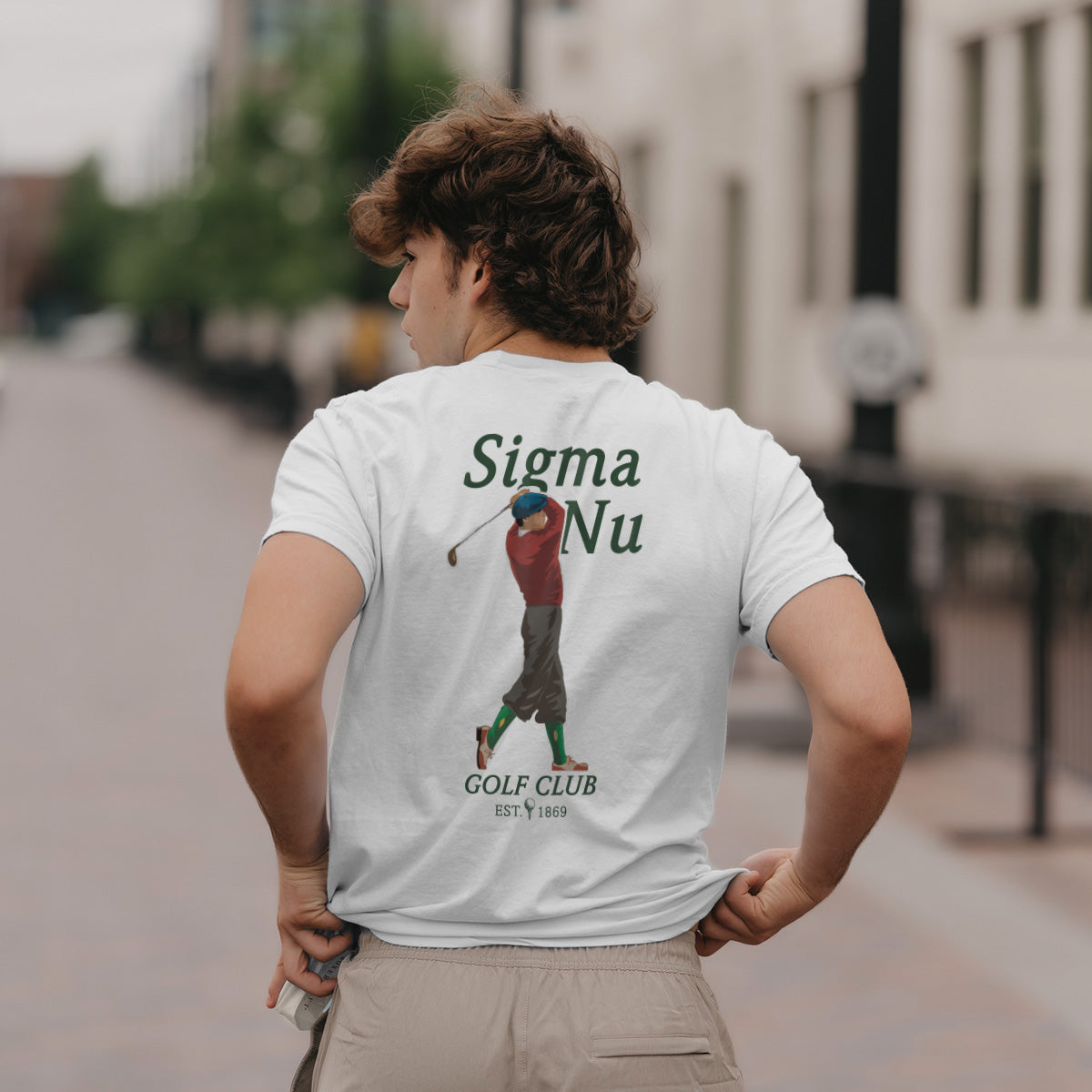 Sigma Nu Comfort Colors Timeless Swing Short Sleeve Tee