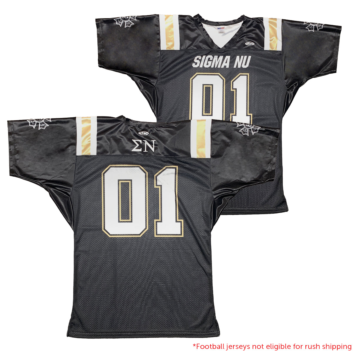 New! Sigma Nu Sublimated Football Jersey