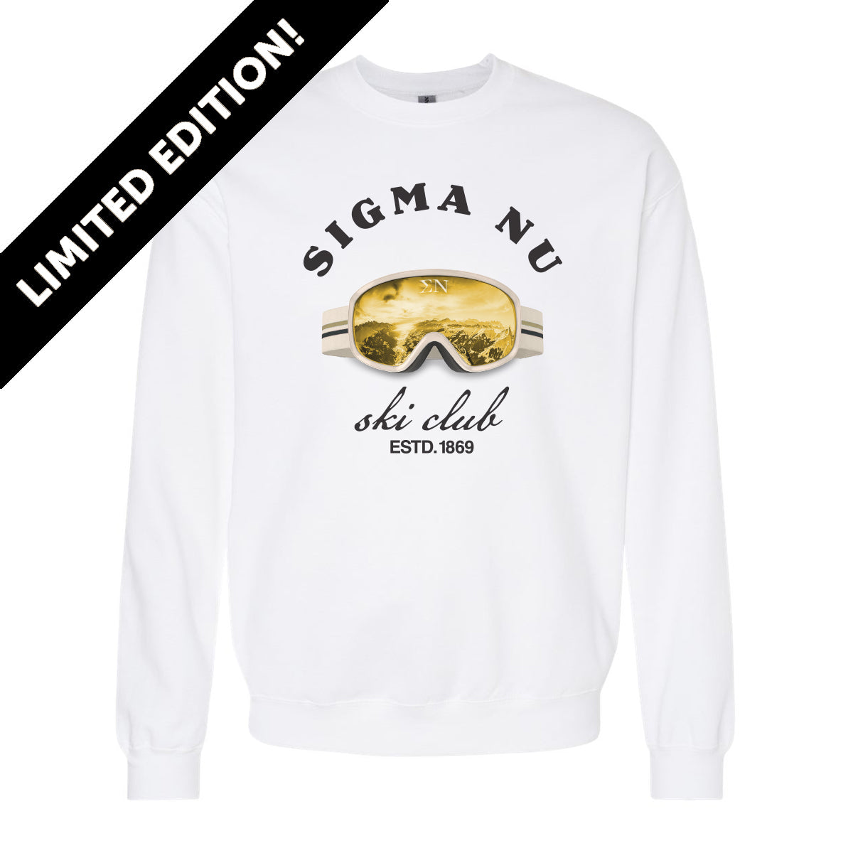 Sigma Nu Limited Edition Ski Club Crewneck