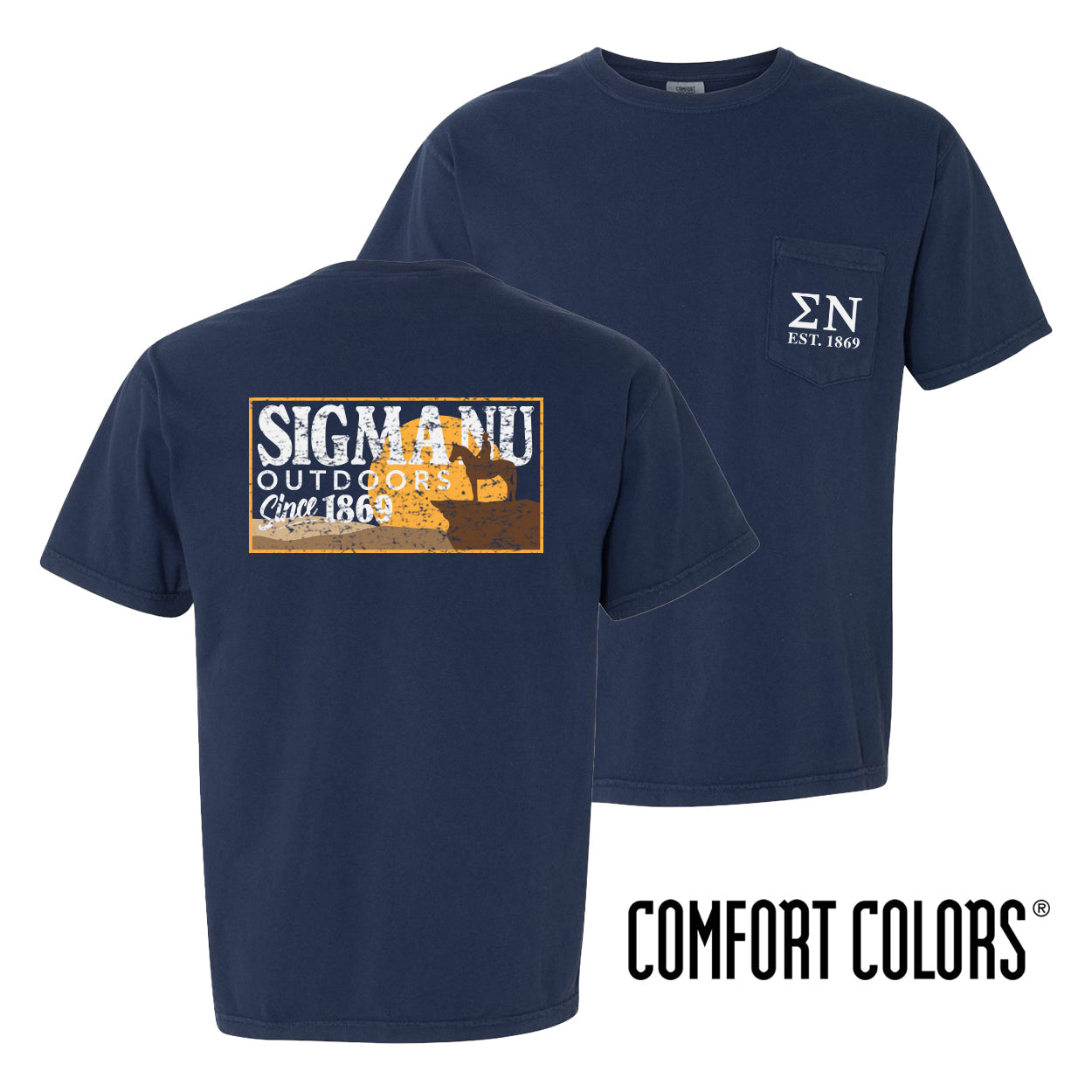 New! Sigma Nu Great Outdoors Tee