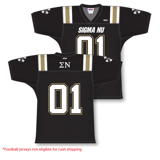 New! Sigma Nu Sublimated Football Jersey