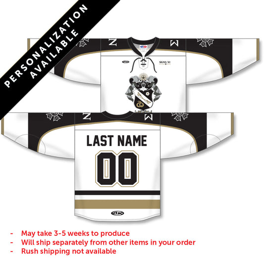 New! Sigma Nu Personalized Sublimated Hockey Jersey