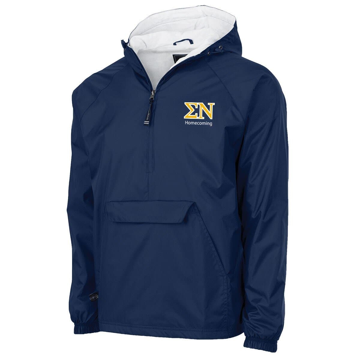 New! Sigma Nu Classic 1/4 Zip Rain Jacket