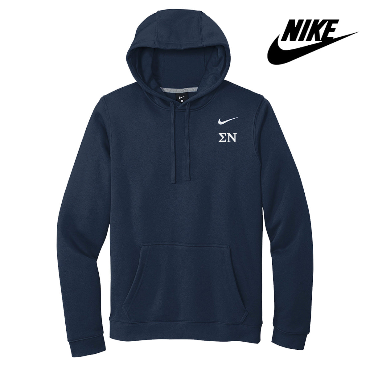 Embroidered store nike hoodie