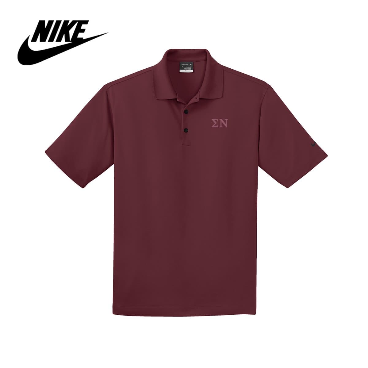 Sigma Nu Nike Embroidered Performance Polo